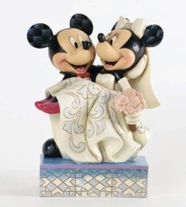 MICKEY & MINNIE MOUSE WEDDING*Disney Jim Shore Traditions*NIB*Rare*4033282 - Picture 1 of 4