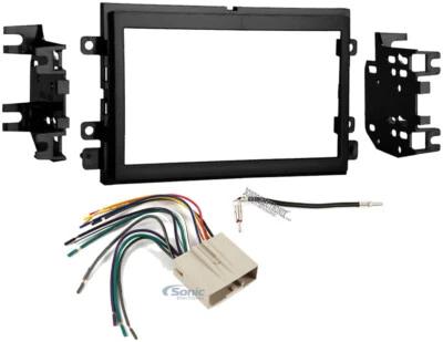 Kit de tablero de instalación de radio estéreo de auto doble din Metra 95-5812 para Ford 2004-2011 Foto 1 de 4