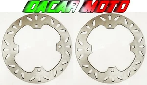 COPPIA DISCHI FRENO ANTERIORE HONDA TRANSALP 650 2000 2001 2002 2003 2004 2005 - Picture 1 of 6