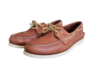 Sperry Z1171* Men's Brown Leather Authentic Original Boat Shoe Size US 10 M - Picture 1 of 11