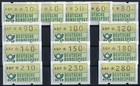 Bund ATM 1.1 sauber postfrisch Automatenmarken BRD TS 1/VS 1 komplett Tastensatz