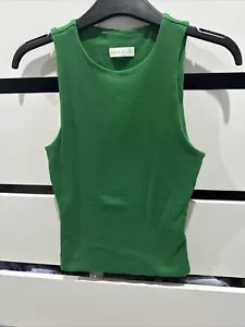 KOOKAI Size 1 (10aus) Green Tank Top Sleeveless Basic - Picture 1 of 2