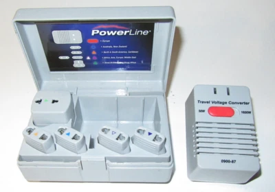 Powerline Electronic Global Power Travel Voltage Converter 0900-87 1600 Watt - Image 1 of 4
