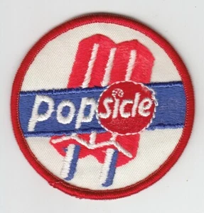 Vintage POPSICLE Advertising Clothing Hat Shirt Round PATCH Collectible! - Picture 1 of 2