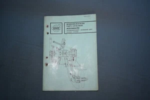 1963 Volvo Penta Aquamatic Outboard Drive Unit Parts Catalogue List Catalog - Bild 1 von 8