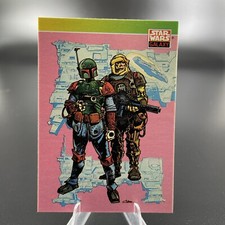 1993 Topps Star Wars Galaxy -Boba Fett- #101- Cam Kennedy Art Card
