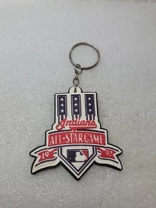 Cleveland Indians 1997 All Star Juego de béisbol llavero goma flexible oficial - Imagen 1 de 8