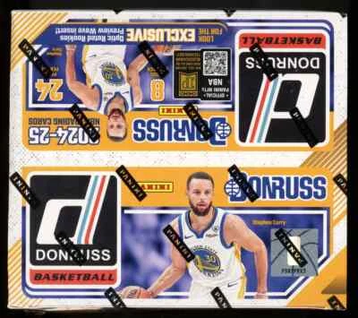 2024-25 Panini Donruss Basketball Factory Sealed 24 Pack Retail Box