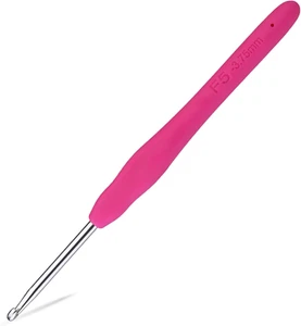 3.75 Mm Crochet Hook, Ergonomic Handle for Arthritic Hands, Extra Long Knitting - Picture 1 of 7