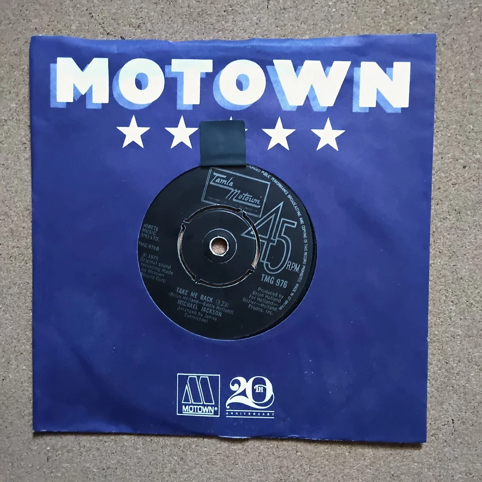 MICHAEL JACKSON - ONE DAY IN YOUR life/Take me back 1975 - Image 1 of 2