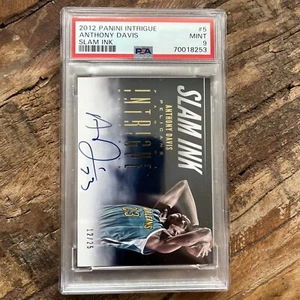 2012-13 Anthony Davis Panini Intrigue Slam Ink RC Rookie #5 PSA 9 Mint /25 Auto - Picture 1 of 3