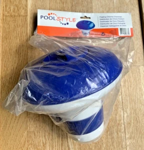 DISPENSER FLOAT FOR SWIM POOL CHLORINE BROMINE 20GM TABLETS 23CM DIA 20CM HT - Picture 1 of 4