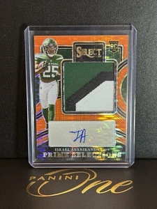 2023 Panini Select Israel Abanikanda RPA Orange FOTL Prime Selections 17/33 Jets - Picture 1 of 2