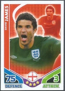 TOPPS MATCH ATTAX WORLD CUP 2010-ENGLAND-DAVID JAMES - Picture 1 of 1