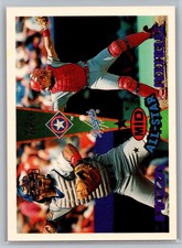 1995 Topps Traded & Rookies #163 Ivan Rodriguez / Mike Piazza AS NrMt-Mint