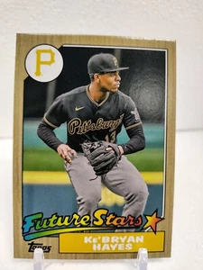 KE'BRYAN HAYES 1987 Future Stars Rookie Cup Variation 2022 Topps Archives BB 274 - Picture 1 of 2