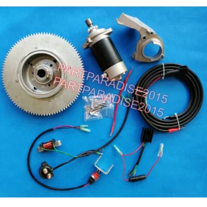 ELECTRIC START MOTOR fit YAMAHA Parsun OUTBOARD 30HP 2 STROKE 61TK 30HMH 30HW - Picture 1 of 11
