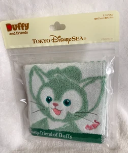 New Tokyo Disney Sea Duffy Friend Gelatoni Cat Mini Hand Towel / WashCloth Towel - Picture 1 of 8