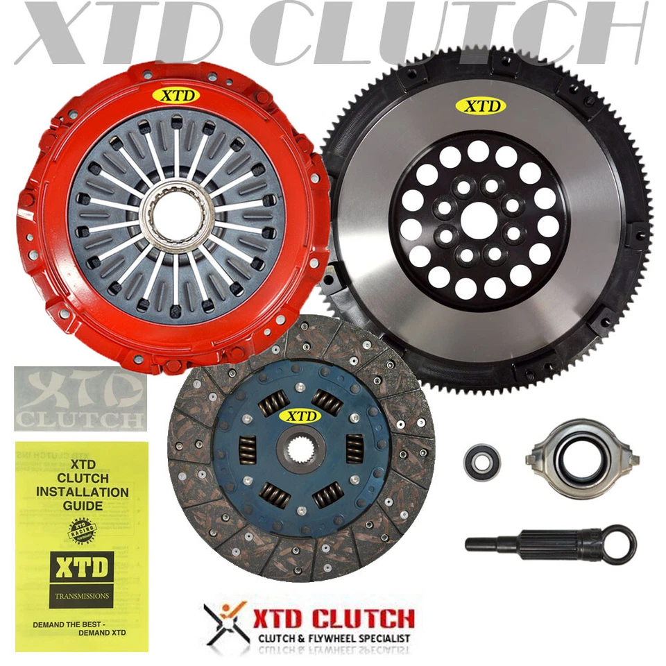 XTD STAGE 1 CLUTCH & CHROMOLY FLYWHEEL KIT fits 04-21 WRX STi 2.5L TURBO 6 SPEED - Image 1 of 4
