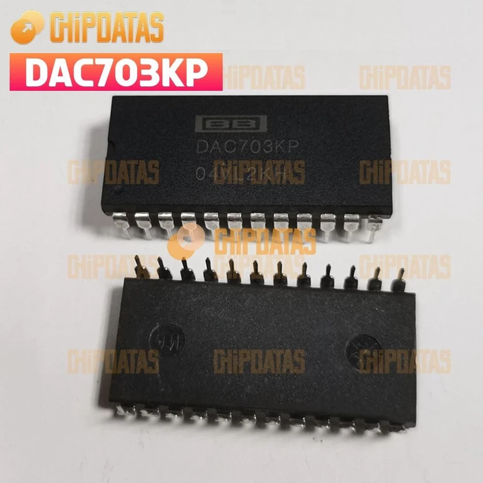 1PCS TI / BURR-BROWN DAC703KP DIP-24 Monolithic 16-Bit DIGITAL-TO-ANALOG CONVERT - Изображение 1 из 1