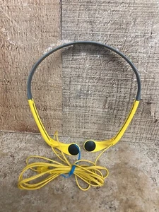 Sony Walkman Headphones MDR-W14 Yellow TESTED! WORKING. EXCELLENT! - Picture 1 of 5