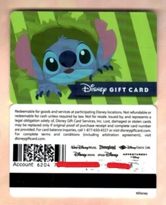 DISNEY Stitch Coming Out of a Gift Box, Collectible Gift Card ( $0 ) - Picture 1 of 1
