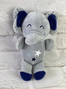 Bananafish Gray Elephant Plush Blue 8" Stuffed Animal Toy Baby Lovey - Picture 1 of 9