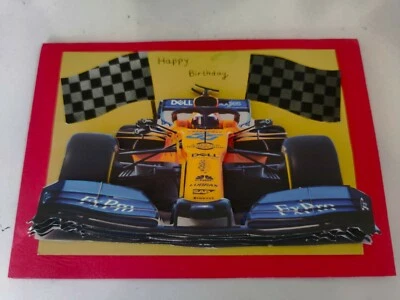 Birthday Cards For Car Lovers Husband Boyfriend Handmade 3D Looking Greetings - Image 1 of 4