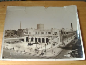 Vintage Menge 3 Übergröße Fotos 1933 CENTER MARKET NEWARK NJ 11"" x 14"" Unikat - Bild 1 von 6