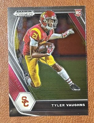 2021 Prizm Draft Picks Base #160 Tyler Vaughns - USC Trojans - Image 1 of 2