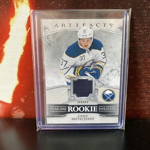 2019-20 UD Artifacts CASEY MITTELSTADT Year One Rookie Jersey Buffalo Sabres - Picture 1 of 1