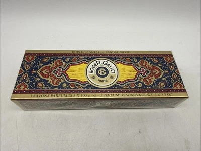 25637/ Roger & Gallet Bois De Santal Sandelholz Seife 3x 100g - Neu in Folie - Bild 1 von 3