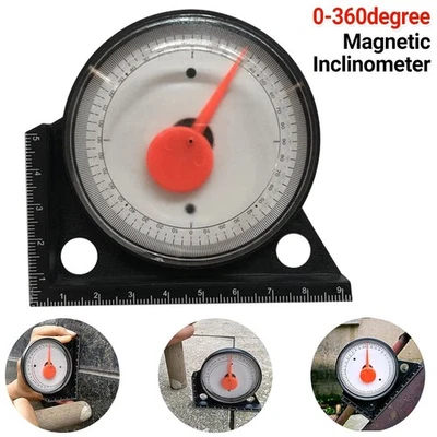 Magnetic Measure Finder Inclinometer Digital Angle Meter Measuring Protractor - Image 1 of 4