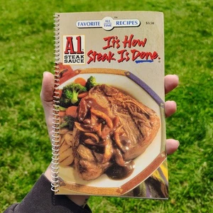 A1 Steak Sauce Favorite All Time Recipes: HOW STEAK IS DONE Cook Book Spiral - Picture 1 of 3