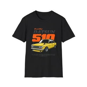 Datsun 510 JDM Car Wagon Drift Classic Car Enthusiast Lover Unisex T Shirt - Picture 1 of 9