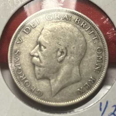 1930 Great Britain Silver 1/2C Half Crown - Image 1 of 4