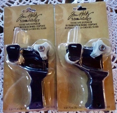 2 dispensadores de cinta de pañuelo artesanal Jim Holtz idea-ología TH92923 nuevos en caja 2 paquetes Foto 1 de 2