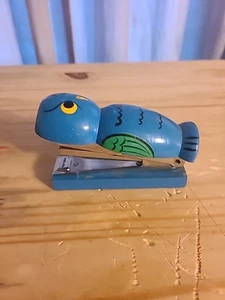 Vintage Herman Pecker & Co. Wooden Owl Figural Stapler Made In Japan-NICE - Picture 1 of 6