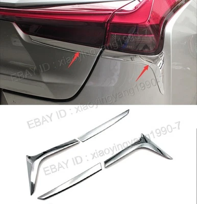 Chrome Rear Light Strips Cover Trim For 2019-2024 Lexus UX UX200 UX250H UX300e - Image 1 of 4