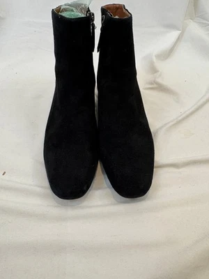 NUEVO Aquatalia Botines Negro Tacón Bajo Botines Gamuza EE. UU. 9 NUEVO SIN CAJA Foto 1 de 4