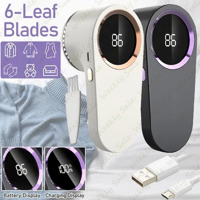 Roupas elétricas sem fio removedor de fiapos pílula tecidos suéter barbeador fuzz EUA - Imagem 1 de 4