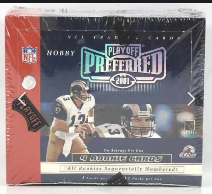 Factory Collector Hobby Playoff 2001 Rookie NFL Trading Cards