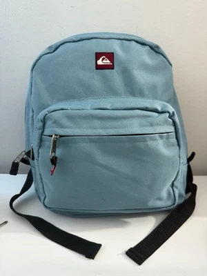 Quiksilver Mini Backpack Blue 13” Small Daypack Surf Logo Unisex - Image 1 of 4