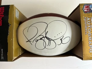 Jerome Bettis HOF signed handsigniert Wilson White Panel Football Steelers JSA - Bild 1 von 3