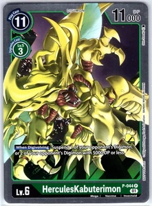HerculesKabuterimon Promo Digimon Promotion Cards  P-044 P NM - Picture 1 of 1