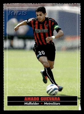 Tarjeta Amado Guevara 2005 Sports Illustrated for Kids #476 NY/NJ MetroStars Foto 1 de 2