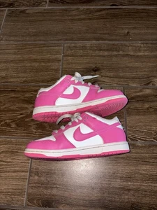 Nike Niños Dunk Low Hot Rosa Y Blanco Talla 1.5 - Imagen 1 de 7
