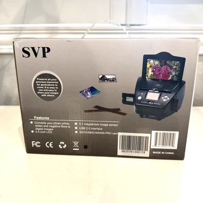 SVP PS9700 3-in-1 Photo Film Slide Scanner 10MP Digital Converter - Image 1 of 3