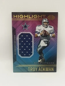 2020 Panini Illusions Highlight Swatches Troy Aikman #HS8 - Picture 1 of 2