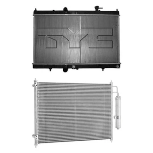 For Nissan Rogue Select 2014-2015 TYC BNDL-474776 Radiator & Condenser Kit - Picture 1 of 1